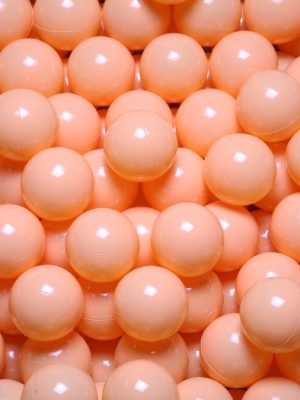 Kúlur fyrir kúlugryfjuna 60 mm, appelsínugular 500 stk. í poka