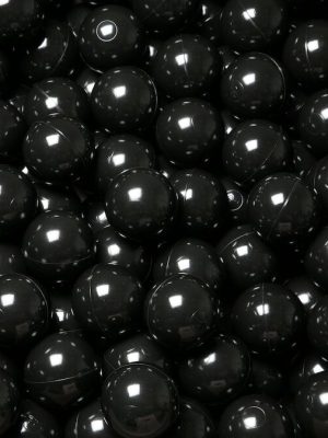 Kúlur fyrir kúlugryfjuna 70 mm, svartar 500 stk. í poka