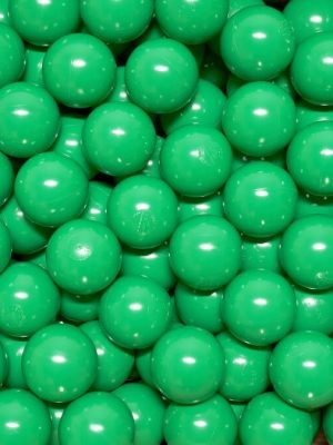 Kúlur fyrir kúlugryfjuna 70 mm, grænar 500 stk. í poka