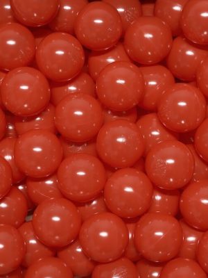 Kúlur fyrir kúlugryfjuna 70 mm, rauðar 500 stk. í poka