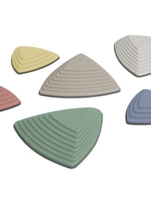 Gonge Norrænir ársteinar, 6 stk., 3 x 38x37x8,5 cm + 3 x 26x26x4,5 cm