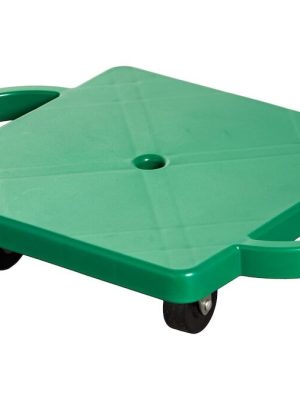 Hjólabretti með handfangi, grænt
