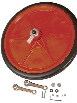 Framhjól fyrir Viking Vältepeter með pedalörmum, án pedala.