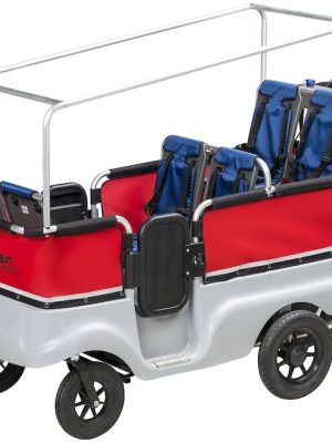 Rafknúinn barnarúta fyrir 6 börn, W: 175 x B: 75 cm