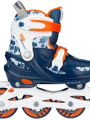 Rúlluskautar stærð 29-32 stillanlegir innleggsskautar fyrir yngri flokka