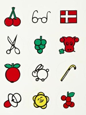 Staðsetningarmerki - Sólberja 20 mismunandi hönnun