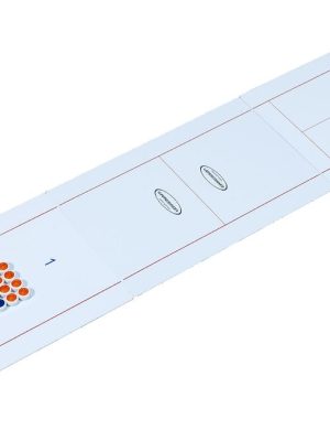 Shuffleboard og Curling borðspil 2 í 1