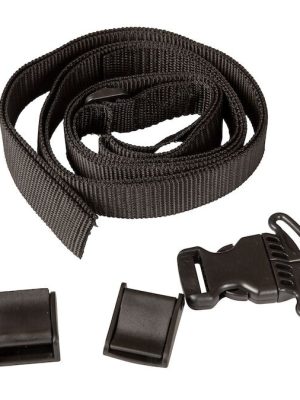 Öryggisbeltasett fyrir barnarútur. Breidd: 35 mm. Innifalið spennur.