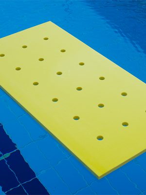 Götóttar fljótandi mottur