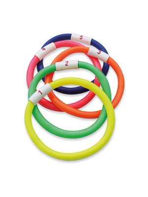 5 hringja leikur, sveigjanlegur, númeraður og kafinn