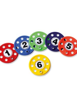 Dýfanlegir númeraðir diskar