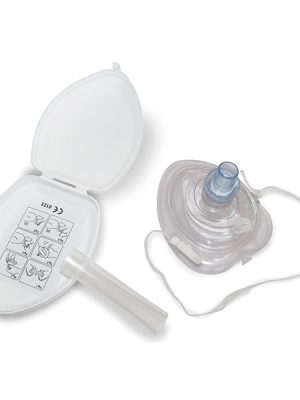 Endurlífgunargríma með kassa (CPR)