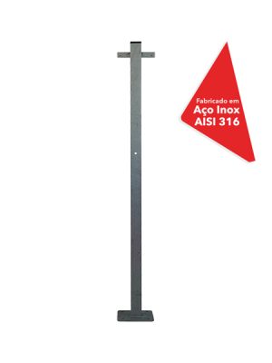 Ryðfrítt stálstuðningur fyrir björgunarhringjaskáp